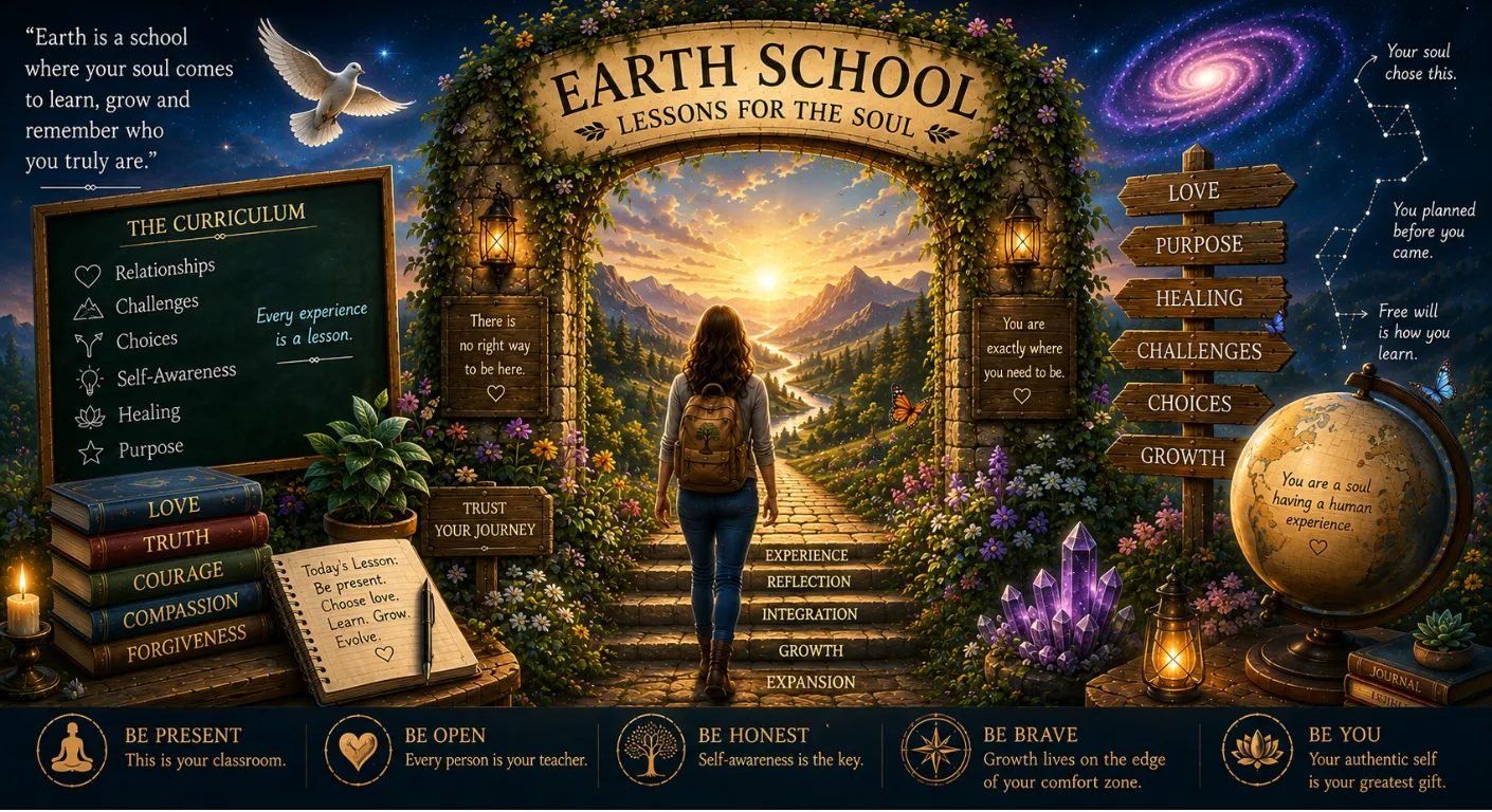 What If Earth Is a School?  The Spiritual Meaning Behind Your Hardest Life Lessons